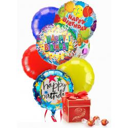 Birthday Balloon Bouquet with Chocolates